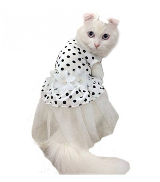 I Pet Princess Fl Cat Party Bridal Wedding Dress Small Dog I Pet Princess Fl Cat Party Bridal Wedding Dress Small Dog Flower Tutu Ball Gown